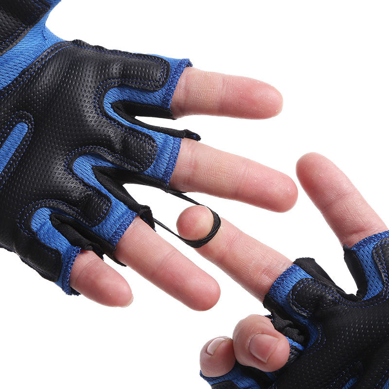 Tactical Gloves Summer Men's Military Fans Outdoor Cycling Sports Fitness Equipment Dumbbells Non-Slip Wear-Resistant Half-Finger Wrist Guards