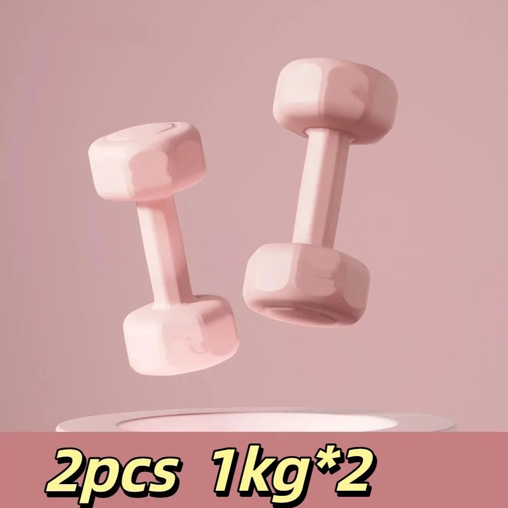 2pcs Multiple Weight Options Set Dumbbell Premium Solid Material Comfortable Grip Detachable Dumbbells Non-Slip Design
