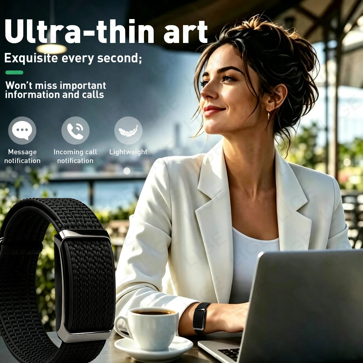 Fitness Tracker Bluetooth Connected Smart Bracelet Sport Wristband Health Sleep Monitoring Smart Watch For iOS Android Women Men
