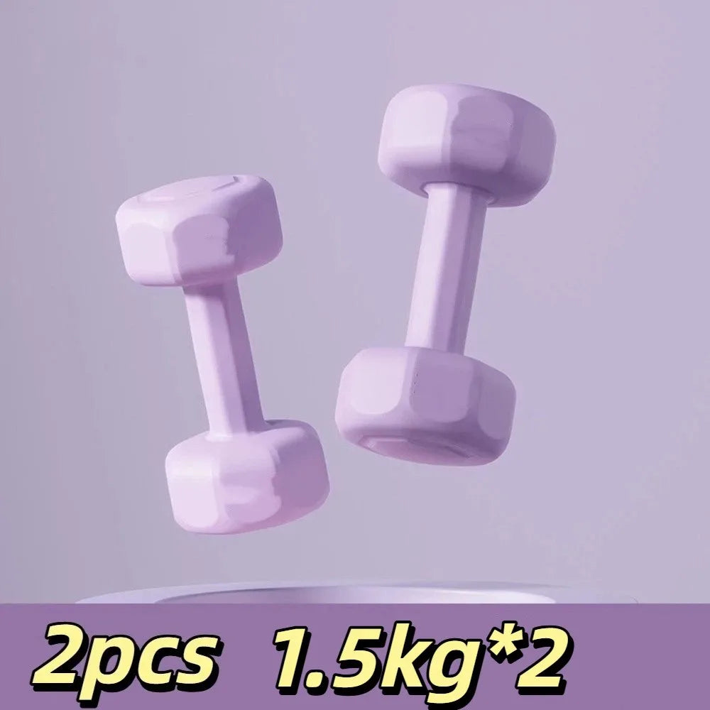 2pcs Multiple Weight Options Set Dumbbell Premium Solid Material Comfortable Grip Detachable Dumbbells Non-Slip Design