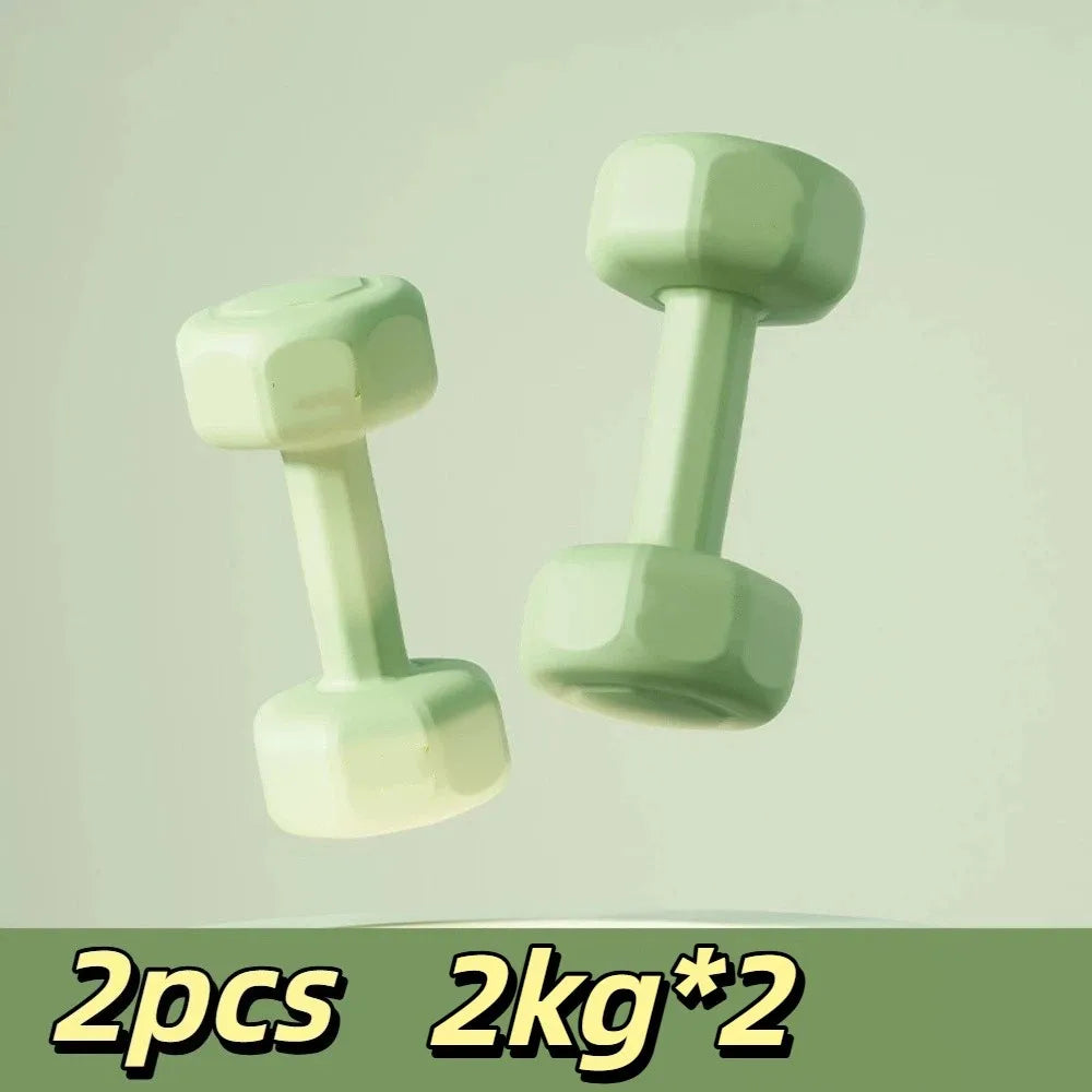 2pcs Multiple Weight Options Set Dumbbell Premium Solid Material Comfortable Grip Detachable Dumbbells Non-Slip Design